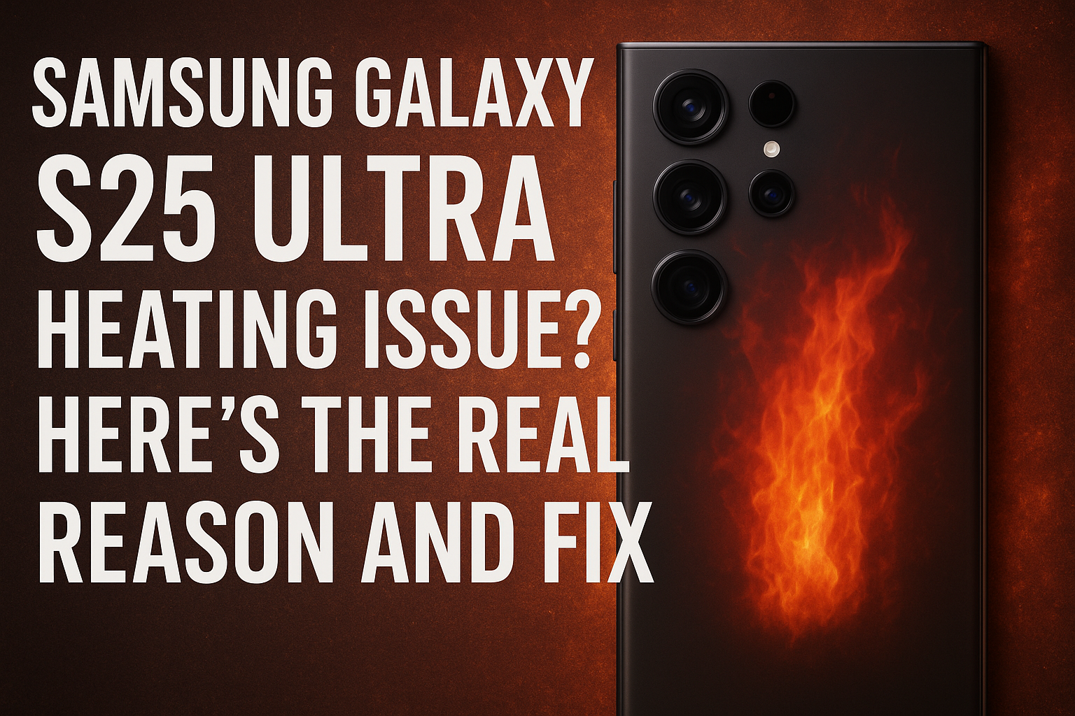 Samsung Galaxy S25 Ultra Heating Issue? Here's the Real Reason and Fix