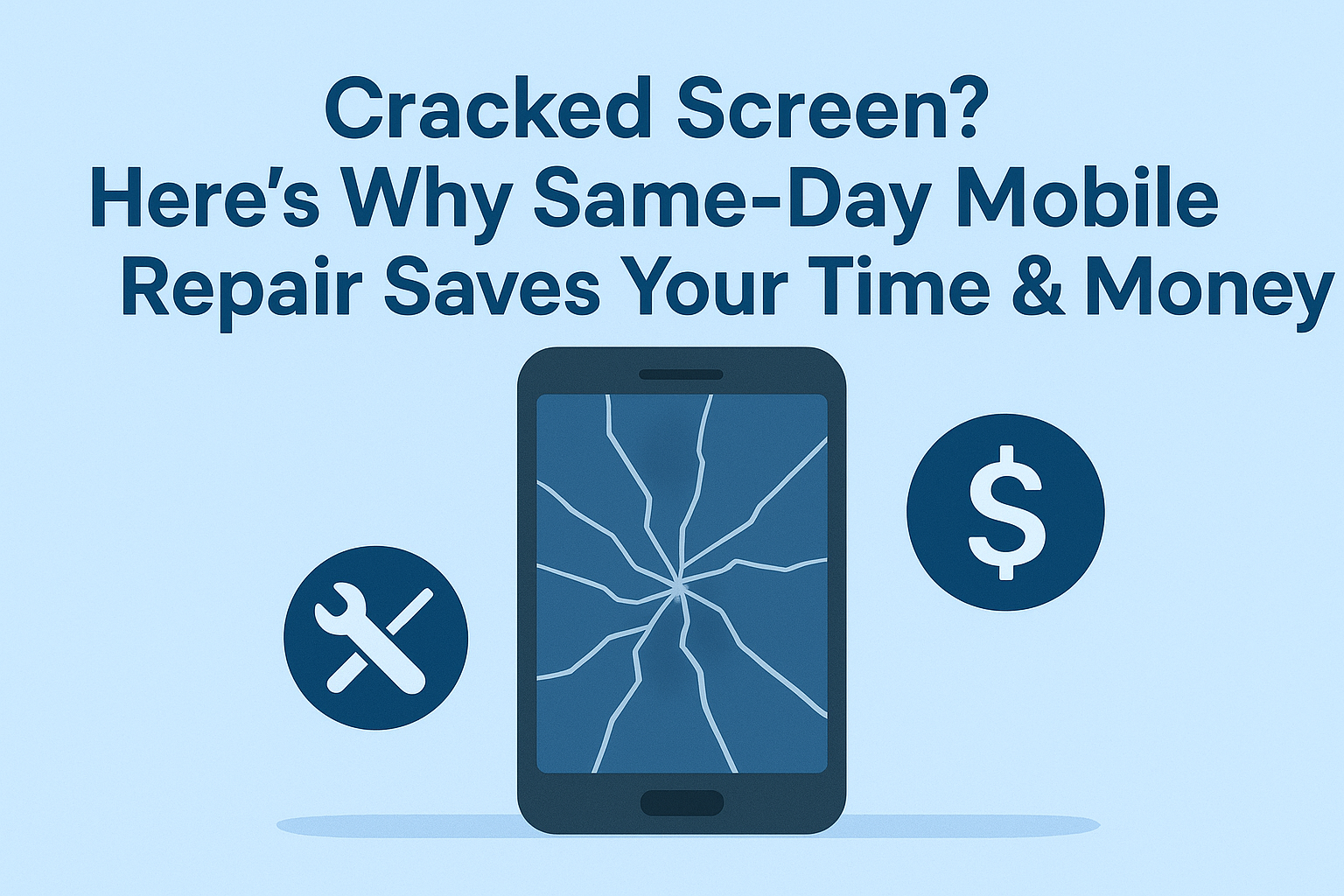 Cracked Screen? Here's Why Same-Day Mobile Repair Saves Your Time & Money