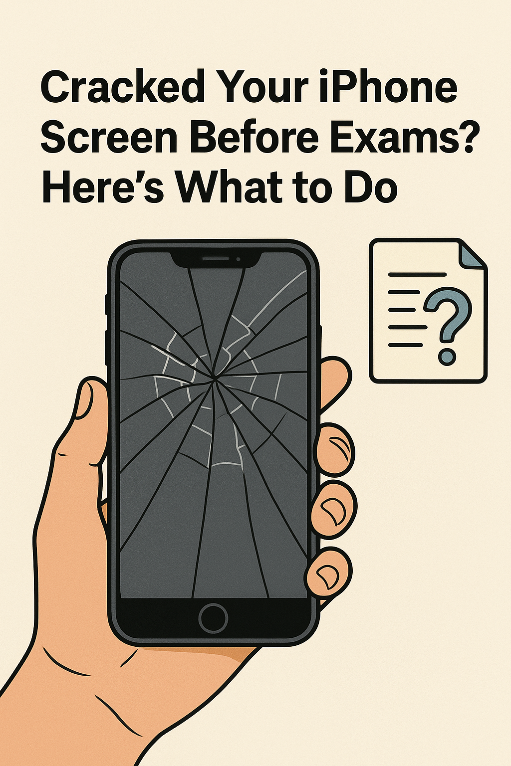 Cracked Your iPhone Screen Before Exams? Here's What to Do