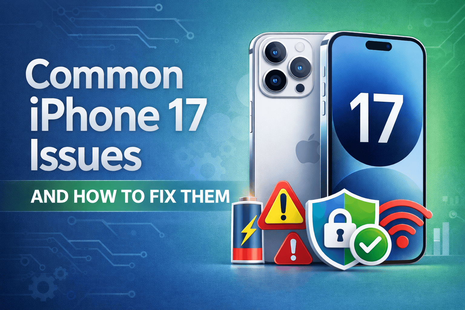 Common iPhone 17 Issues and How to Fix Them (Complete Troubleshooting Guide)