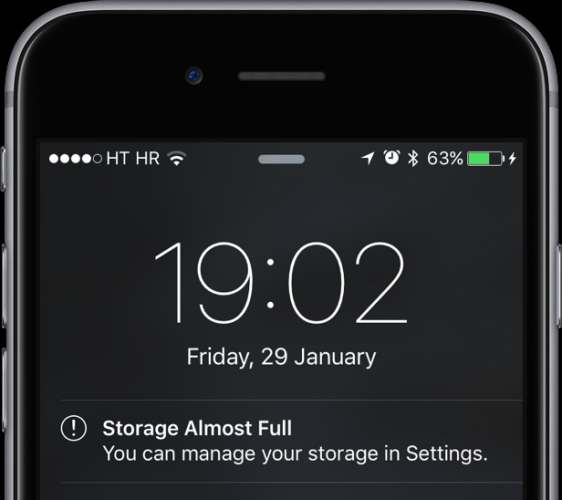 iPad/iPhone Storage Full?