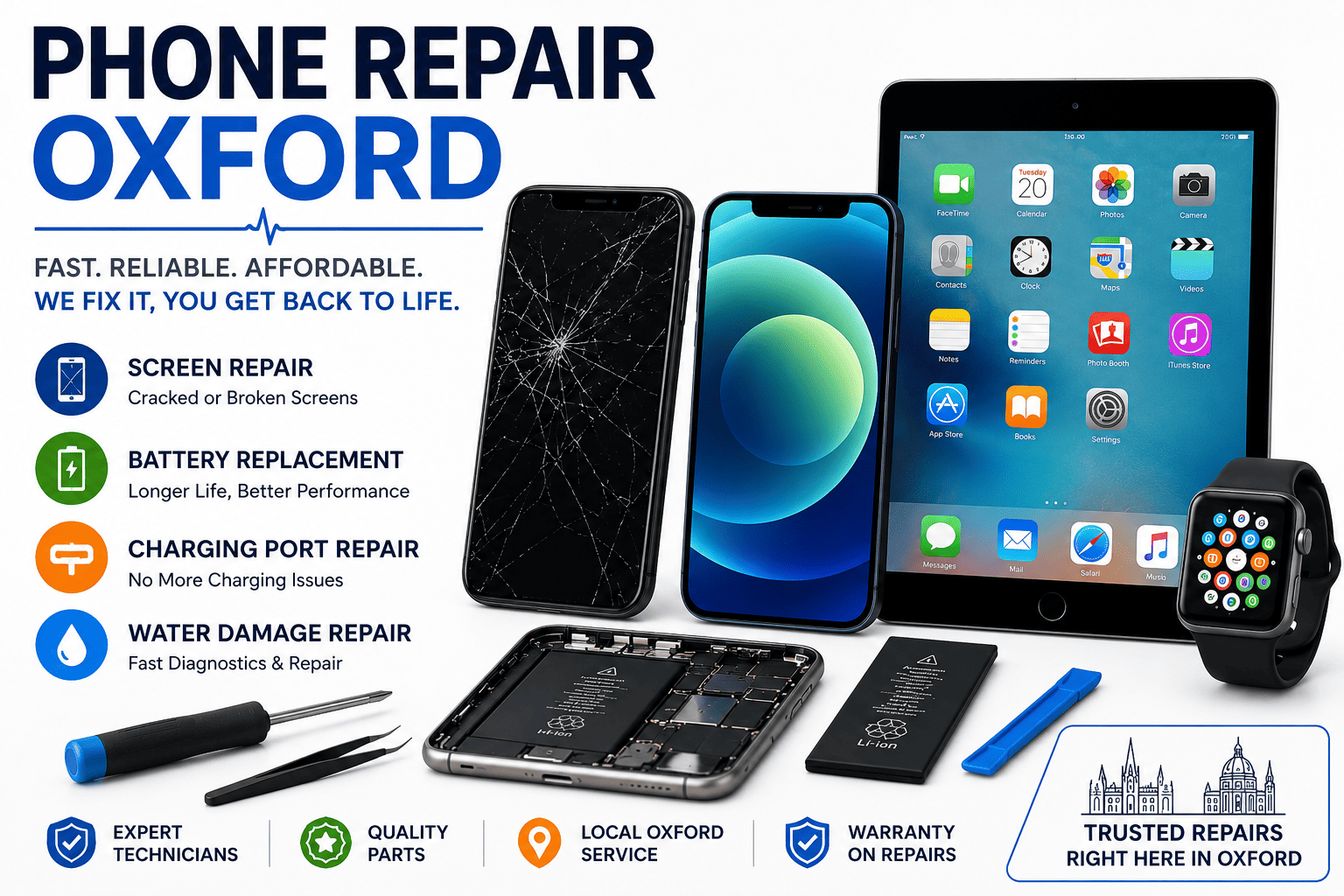 Best Phone Repair Oxford | Fast iPhone Screen & Battery Repairs